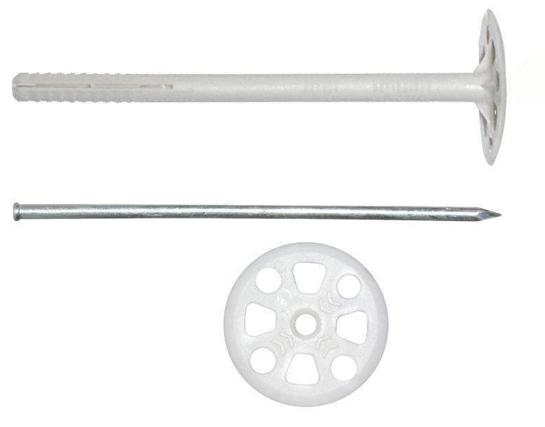 фото дюбеля с металлическим гвоздем для теплоизволяции