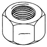 трещины складки на гайке шестигрнной