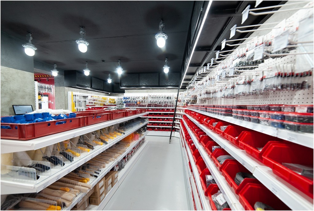 пример магазина франчази Госкреп по продаже строительного крепежа