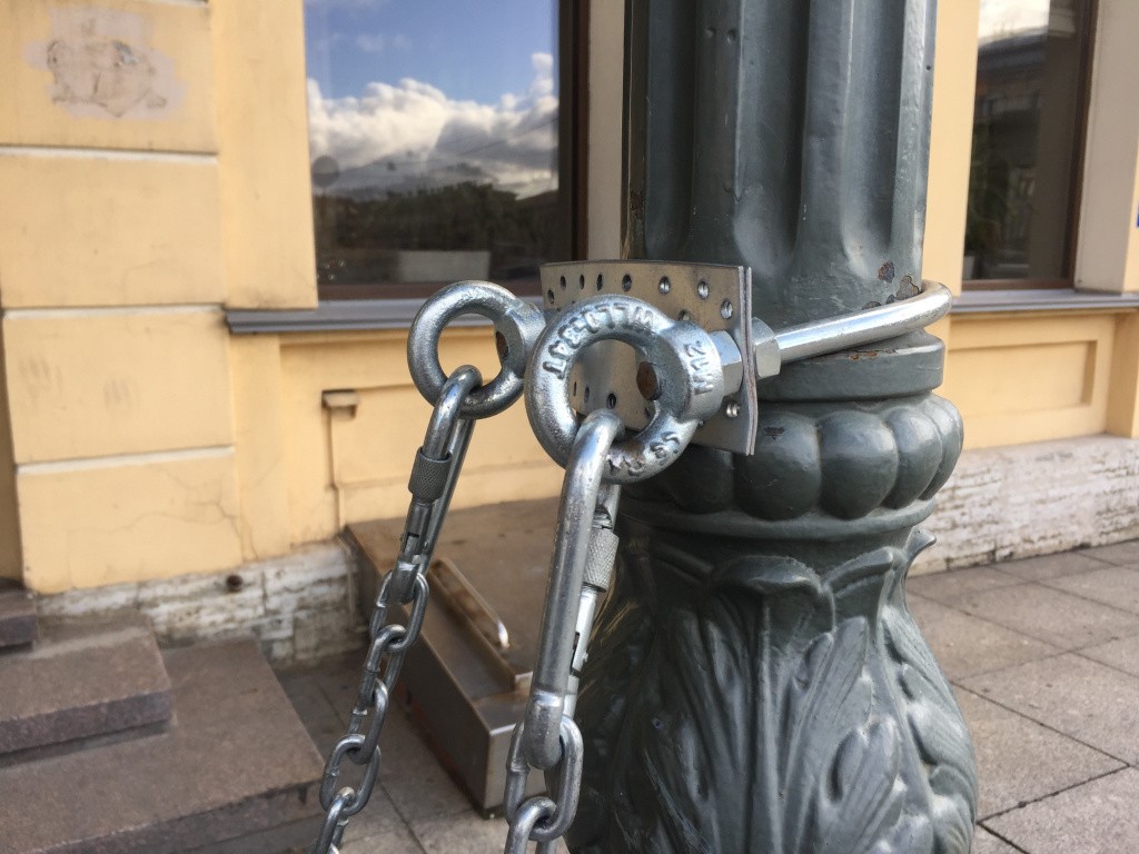 пример применения рым-гайки DIN582 в Петербурге