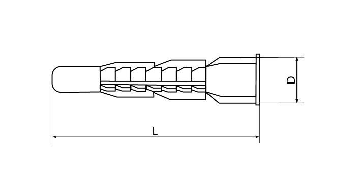 чертеж дюбеля универсального чертеж дюбеля универсального