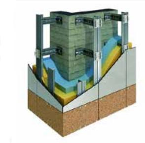 фото пример при креплении фасадных систем к слабым основаниям