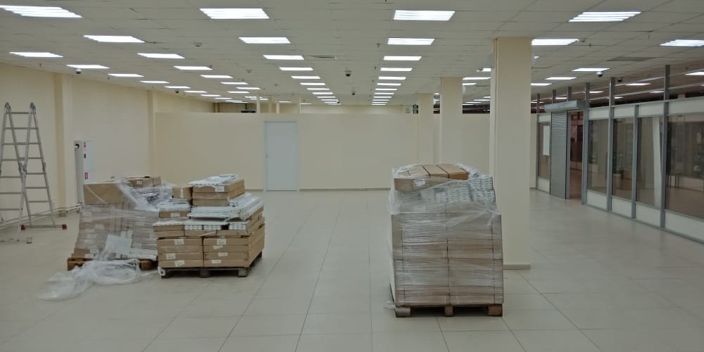 фото зала перед установкой оборудования