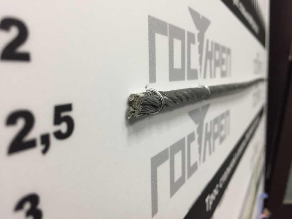 фото стенда такелаж_ сечение троса din_3055