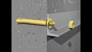 схематический рисунок крепления анкерного болта в бетон схематический рисунок крепления анкерного болта в бетон