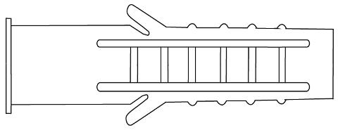 чертеж дюбеля четырехраспорного чертеж дюбеля четырехраспорного