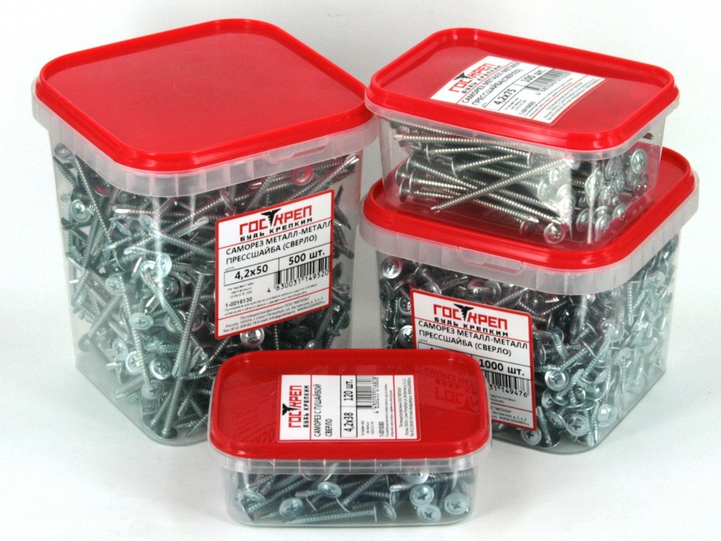 упаковки саморезы ММ ПШ сверло