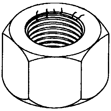 штамповочные трещины гайки шестигранной