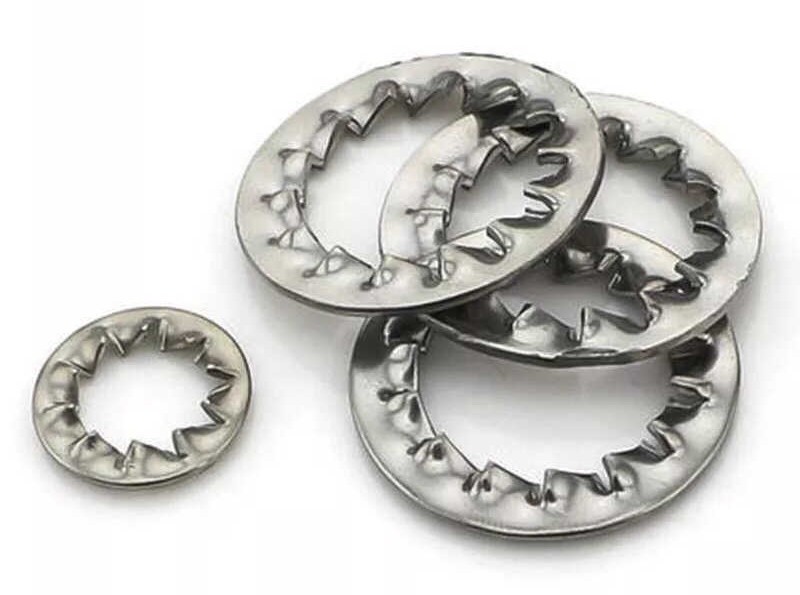 стопорные шайбы din 6798 с внутренними зубцами