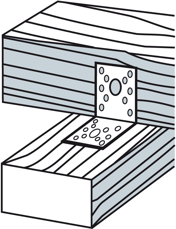 чертеж крепежного уголка с обозначением размеров схематическое представление по применению крепежного уголка