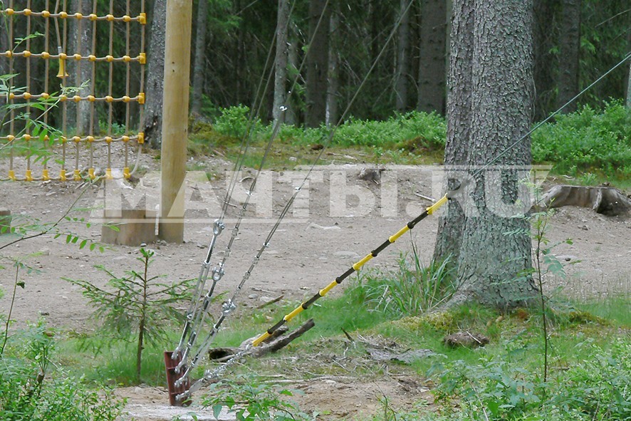 пример 2 применения троса дин 3055, взятый у Партнера ГОСКРЕП "Мачты.ру"