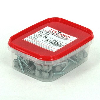 Купить Саморез кровельный, ral 7004 (сигнальный серый), 4,8x35 оптом