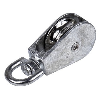 Купить Блок одинарный металл с вертлюгом оптом