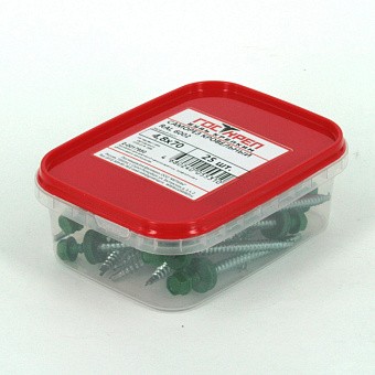 Купить Саморез кровельный, ral 6002 (зеленый лист), 4,8x70 оптом