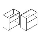 Прилавок со стеклом глубокий