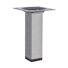 Квадратная опора 25х25 мм металл, мебельная ножка Milgrano