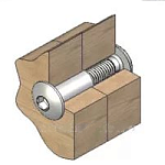 Гайки и болты для мебели