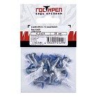 Саморез с прессшайбой, RAL 5005 (сигнальный синий), 4,2x16