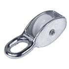 Блок одинарный пластик оцинкованный