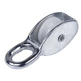 Блок одинарный пластик оцинкованный фото