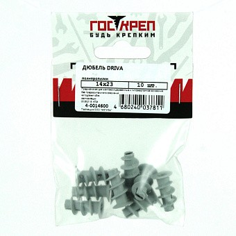 Купить Дюбель driva полипропилен, б/ш оптом