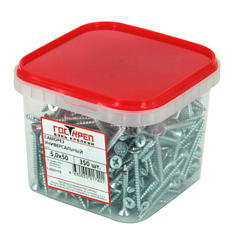 Купить Шуруп универ. белый цинк, 3,5х35 оптом