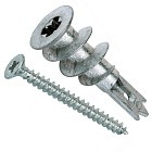 Дюбель DRIVA металл, с шурупом