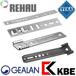 Оконные пластины для основных ПВХ профилей!