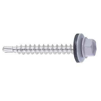 Купить Саморез кровельный ral 7004 (сигнальный серый), 4,8x35 оптом