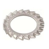 Шайба DIN 6798 A наружные зубцы, нерж. фото