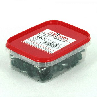 Купить Саморез кровельный, ral 6005 (зеленый мох), 4,8х28 оптом