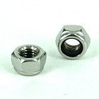 Гайка DIN 985 самоконтр. с нейлоновым кольцом, нерж.