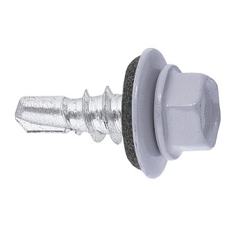 Купить Саморез кровельный, ral 7004 (сигнальный серый), 5,5x19 оптом