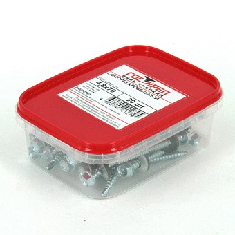 Купить Саморез кровельный, цинк, 5,5x25 оптом