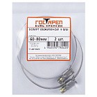 Хомут обжимной червячный нерж. 60-80 мм