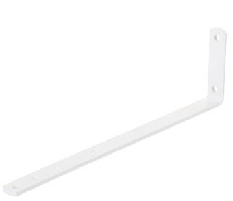 Купить Кронштейн бытовой окрашенный белый 80х280х20 оптом