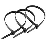 Стяжки нейлоновые чёрные фото