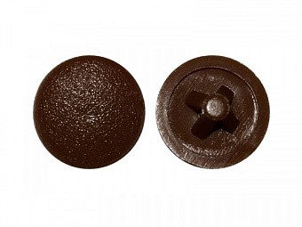Купить Заглушка на шуруп №2 темно-коричневая оптом