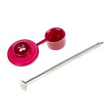 Гвоздь кровельный с закрытой шляпкой фото