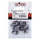 Саморез с прессшайбой, RAL 8017 (шоколадно-коричн.), 4,2x16