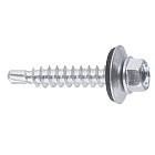 Саморез кровельный, цинк, 6,3х51