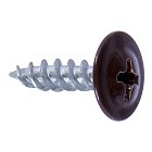 Саморез с прессшайбой, RAL 8017 (шоколадно-коричн.), 4,2x16