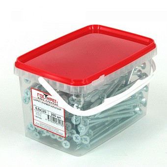 Купить Шуруп универ. белый цинк, 6x120 оптом