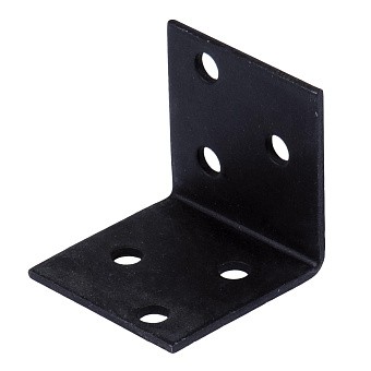 Купить Уголок мебельный 30х30х30х1,5 (черный) оптом
