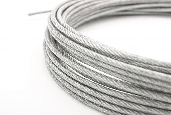 Купить Трос средней жесткости в оплетке ПВХ 814593 А4, 3/4мм оптом