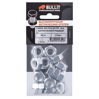 Купить Гайка din 934 кл.пр.10 шестигранная m14 оптом