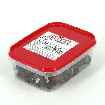 Купить Саморез кровельный, ral 3011 (коричнево-красный), 4,8x28 оптом