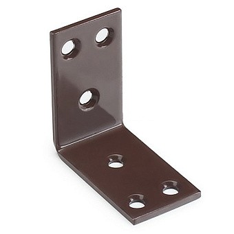 Купить Уголок мебельный 30х30х30х1,5 (коричневый) оптом