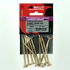 Саморез конструкц.универсал Bullit 4х70 желт.,потай TX20