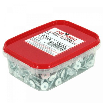 Купить Саморез с прессшайбой, ral 9003 (белый), 4,2х25 оптом